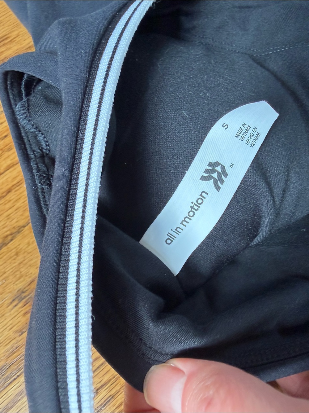 all in motion Black athletic Dress with white trim - Picture 3 of 3